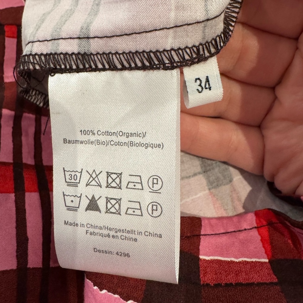 Baum und Pferdgarten Pink and Red Plaid Maxi Dress - Picture 4 of 4